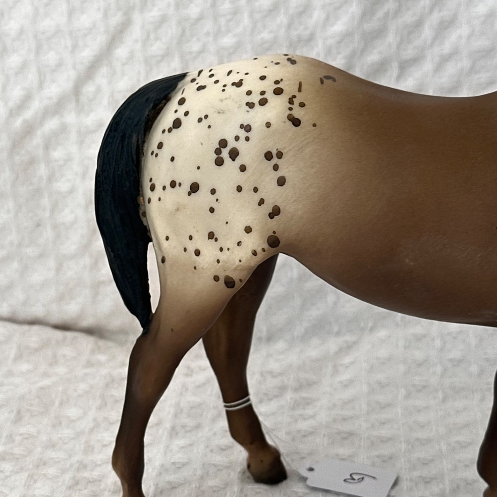 Vintage Breyer Rawhide Wild Appaloosa Mustang Hand Painted Stamped Breyer (B) - Picture 8 of 16